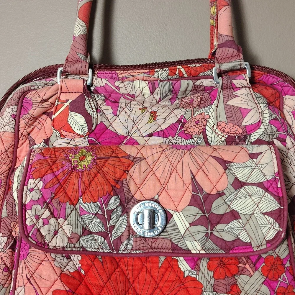 Vera Bradley Bohemian Bloom Floral Bag *Flaw - Picture 4 of 11